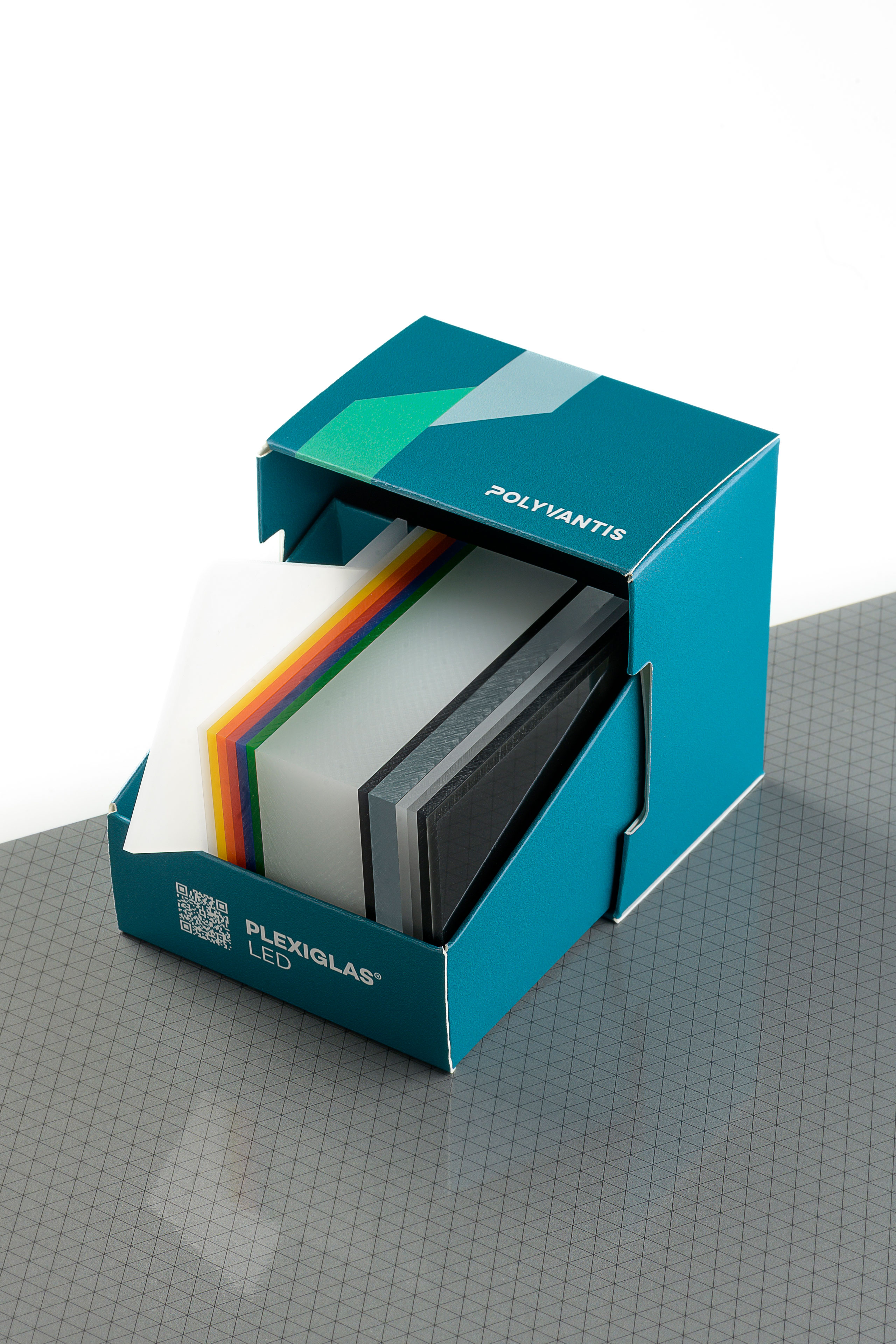 Musterbox PLEXIGLAS® Hi-Gloss
