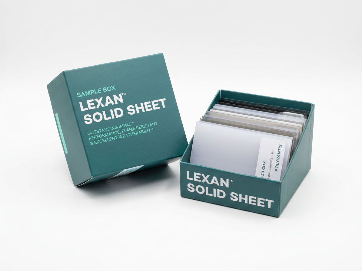 LEXAN™ Solid Sheet Sample Box