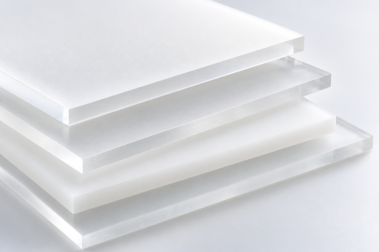 Close-up of the velvety-matt surface of PLEXIGLAS® Satinice