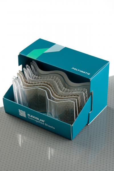 Sample box PLEXIGLAS® corrugated sheets unknown