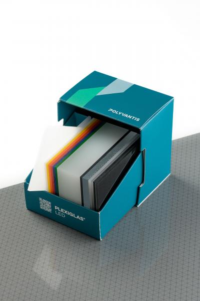 Boîte d'échantillons PLEXIGLAS® LED