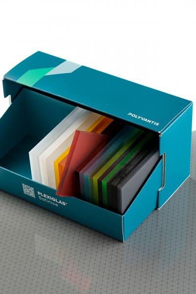 Sample box PLEXIGLAS® Satinice