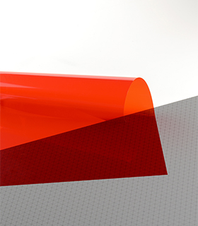 PLEXIGLAS® Films Red 3F005 Film transparent