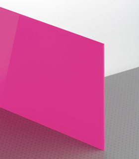 PLEXIGLAS® GS Rot 3H00 GT Platte lichtdurchlässig transluzent hochglänzend UV absorbierend