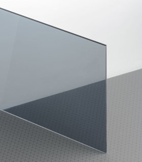 PLEXIGLAS® GS Grau 7C83 GT Platte Blickdurchlässig transparent hochglänzend UV absorbierend
