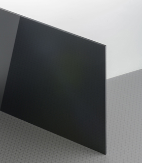 PLEXIGLAS® GS Schwarz 9H01 GT Platte lichtundurchlässig opak hochglänzend UV absorbierend