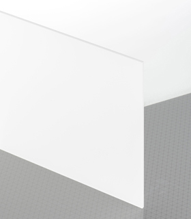PLEXIGLAS® GS Weiss WH10 GT Platte lichtdurchlässig transluzent hochglänzend UV absorbierend