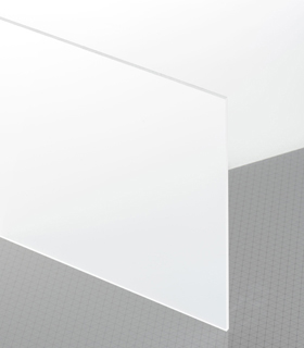 PLEXIGLAS® GS Weiss WH17 GT Platte lichtdurchlässig transluzent hochglänzend UV absorbierend