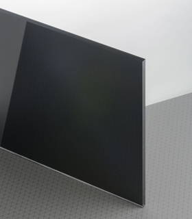 PLEXIGLAS® HiGloss Schwarz 9M871 C1 Platte lichtundurchlässig opak hochglänzend UV absorbierend