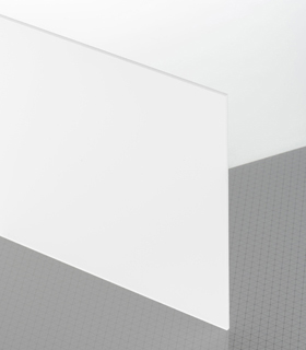 PLEXIGLAS® LED Farblos 0M200 SC Platte lichtdurchlässig transluzent matt