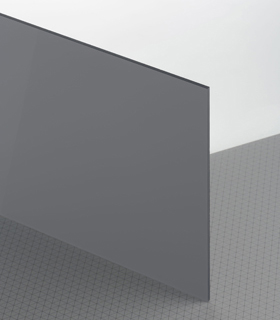 PLEXIGLAS® LED Black & White 9H001 GT Sheet translucent highgloss UV absorbent