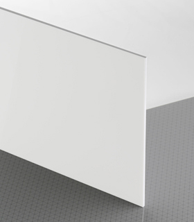 PLEXIGLAS® proTerra Weiss WM805 RC Platte hochglänzend