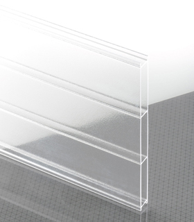 PLEXIGLAS® Resist Transparent 0RS09 D Alvéolaire double paroi Transparence lumineuse transparent diffuser Équipement antiadhérence