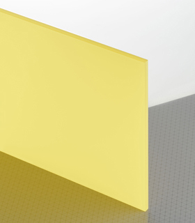PLEXIGLAS® Satinice Sunshine 1H17 DC Platte lichtdurchlässig transluzent matt UV absorbierend