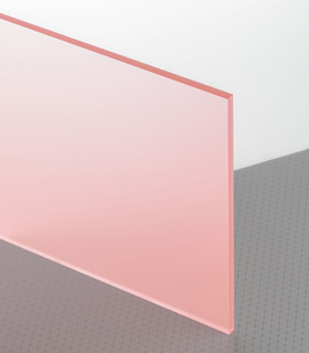 PLEXIGLAS® Satinice Pink 3H03 DC Platte lichtdurchlässig transluzent matt UV absorbierend