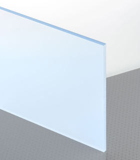 PLEXIGLAS® Satinice Ice Blue 5H03 DC Sheet translucent matte / frosted UV absorbent