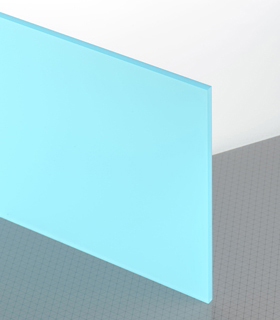 PLEXIGLAS® Satinice Laguna 5H74 DC Platte lichtdurchlässig transluzent matt UV absorbierend