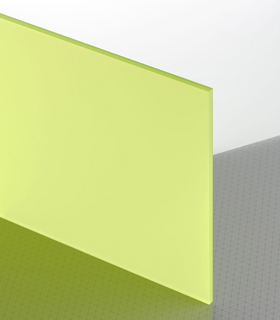 PLEXIGLAS® Satinice Kiwi 6H07 DC Platte lichtdurchlässig transluzent matt UV absorbierend