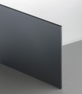 PLEXIGLAS® Satinice Carbon 7C17 DC Sheet transparent matte / frosted UV absorbent