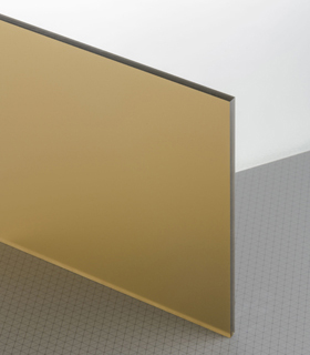 PLEXIGLAS® Satinice Terra 8C01 DC Sheet transparent matte / frosted UV absorbent