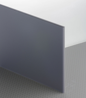 PLEXIGLAS® Satinice Graphit 9H02 DC Platte lichtdurchlässig transluzent matt UV absorbierend