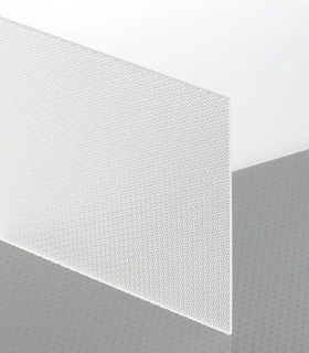 PLEXIGLAS® Textures Farblos 0A000 P Platte Blickdurchlässig transparent strukturiert UV absorbierend
