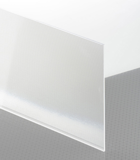 PLEXIGLAS® Textures Farblos 0A000 R Platte Blickdurchlässig transparent strukturiert UV absorbierend