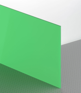 PLEXIGLAS® XT Grün 6N570 GT Platte lichtdurchlässig transluzent hochglänzend UV undurchlässig UV100