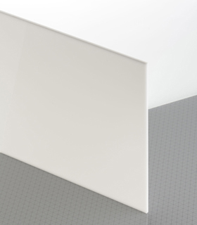PLEXIGLAS® XT White WN970 GT Sheet translucent highgloss UV absorbent