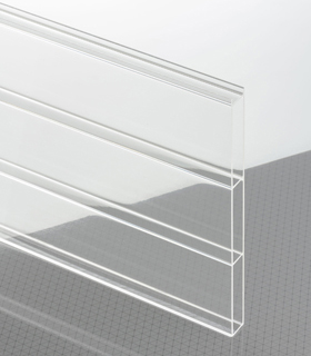 PLEXIGLAS® Resist Transparent 0RS30 NA Alvéolaire double paroi Transparence lumineuse transparent revêtement d'étalement d'eau Équipement antiadhérence