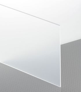 PLEXIGLAS® Satinice Farblos / Crystal 0M033 SC Platte Blickdurchlässig transparent matt UV absorbierend