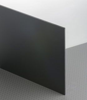 PLEXIGLAS® Satinice Schwarz 9H01 SC Platte lichtundurchlässig opak matt UV absorbierend