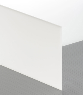 Weiss WH02 SC Platte lichtdurchlässig transluzent matt UV absorbierend